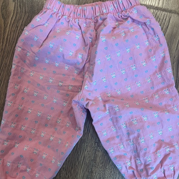 Vintage OshKosh B'Gosh Pink Bunny Pants 24M EUC - Picture 3 of 5